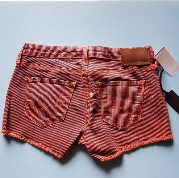 Big Star Pin Stripe Jean Shorts